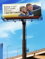 800-Get Credit billboard